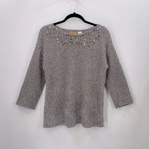 Ruby Rd. Embellished Sweater